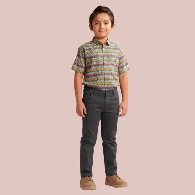 Classic Blue Kids Pant